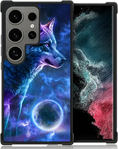 Miniatura 77 de CARLOCA Funda compatible con Samsung Galaxy S22 Ultra, diseño gráfico de Star Howling Wolfs Samsung Galaxy S22 Ultra, diseño gráfico, a prueba