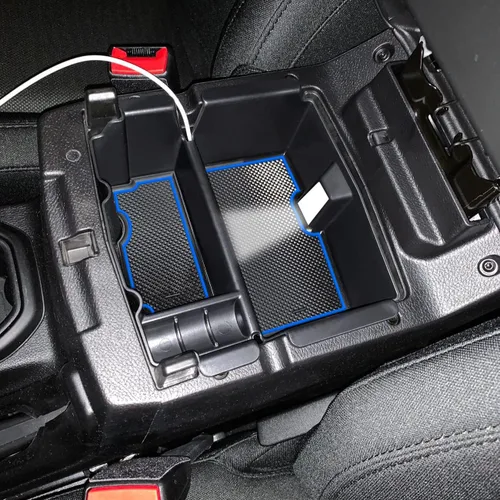 Miniatura 3 de Organizador de consola central compatible con accesorios Jeep Wrangler JL y JLU 2018 2019-2024 2025 2026, Gladiator JT Truck 2020 2021 2022 Azul