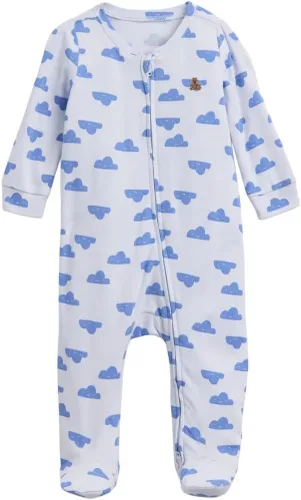 Miniatura 4 de GAP Traje de una pieza unisex para bebé con cremallera bidireccional y pies