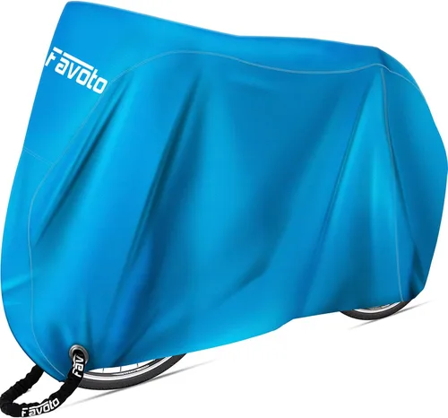 Miniatura 12 de Favoto - Funda impermeable para bicicleta al aire libre - Cubierta de bicicleta para 2 bicicletas XXL, protección contra el sol, la lluvia, el polvo