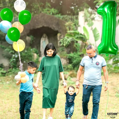 Miniatura 508 de KatchOn, Globo grande azul número 2 de 40 pulgadas Decoraciones de cumpleaños de Baby Shark para niño de 2 años Globo azul número 2 Globo