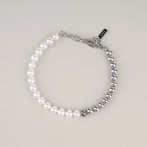 Miniatura 5 de GAVU Pulsera de perlas de concha de flor de lis para hombre