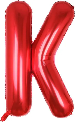 Miniatura 51 de AULE Globos de helio con letra roja S, de 40 pulgadas, grandes, gigantes, de lámina de mylar, rojos, para decoraciones de cumpleaños, aniversarios