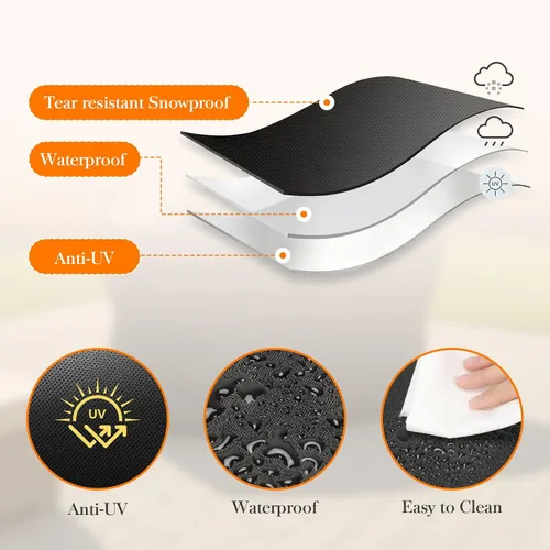 Miniatura 5 de SEAVERRS Funda protectora para parrilla Ninja PG301, para Ninja FlexFlame PG300 Series, protección integral, resistente al agua y a los rayos UV