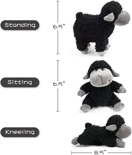 Miniatura 2 de FRANKIEZHOU - Oveja de peluche, 3 piezas (se sienta, se para y se arrodilla), el mejor regalo para todos