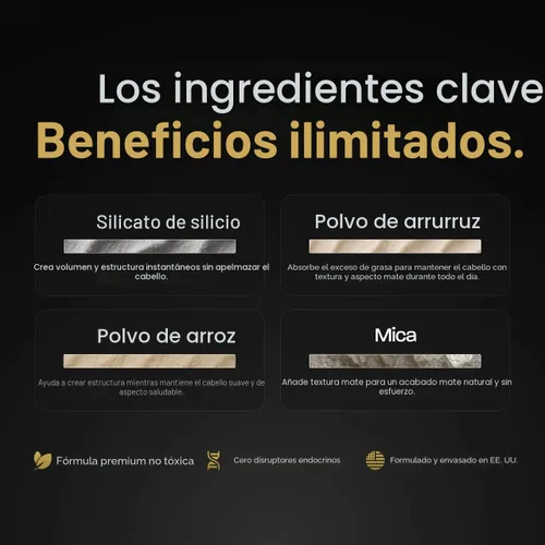 Miniatura 4 de BASED BODYWORKS Polvo para texturizar para el cabello, ligero y para dar volumen con acabado mate, mejor para cabello de menos de 6 pulgadas
