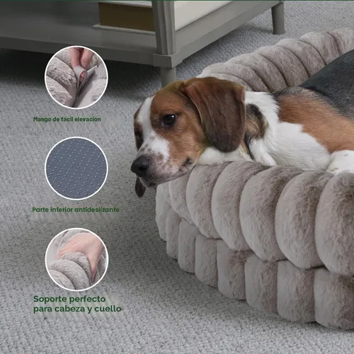 Miniatura 6 de BALANCE Cama de relajación de rosquilla para perros de lujo, camas redondas para perros grandes de 36 pulgadas, lavables, camas ortopédicas