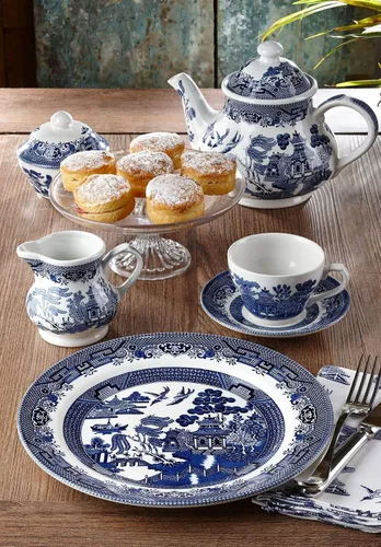 Miniatura 2 de Churchill - Vajilla de porcelana «sauce azul», Vajilla, Azul Willow