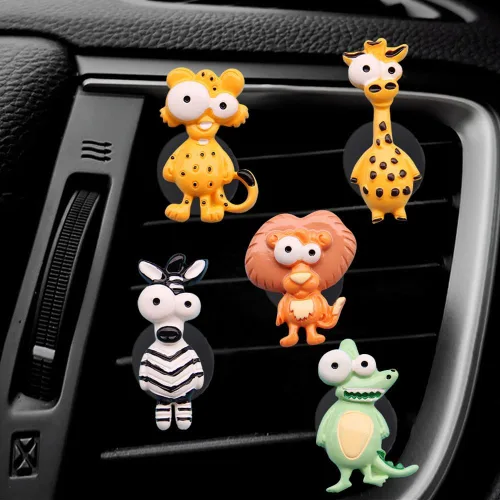 Miniatura 9 de ZOSTLAND Clip decorativo para automóvil con diamantes de imitación, ambientadores de automóvil, clip de ventilación de auto, accesorios 2 labios