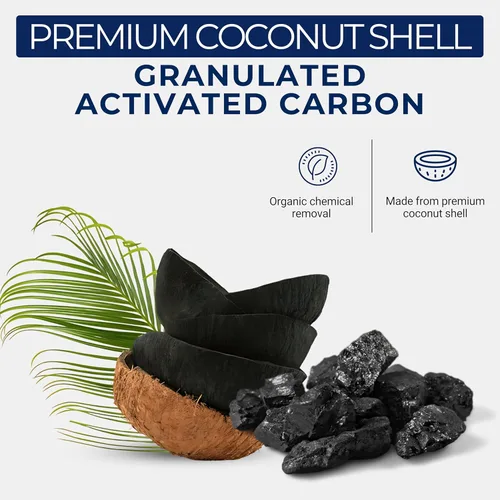 Miniatura 2 de IPW Industries, Inc. - Carbón activado a granel - Carbón activado granular de cáscara de coco (GAC) para filtración de agua y medios de reemplazo