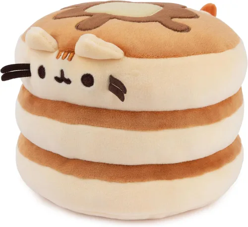 Miniatura 4 de GUND Pusheen la gata Pancake Squisheen - Peluche de felpa, juguete blandito para niños a partir de 8 años, color marrón, 6