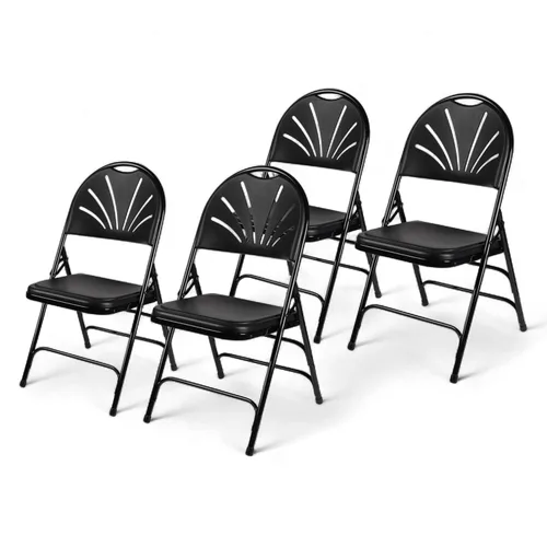 OEF Furnishings OEF1100 Series - Sillas plegables de plástico de alta resistencia, sillas comerciales para eventos con soporte triple y capacidad de