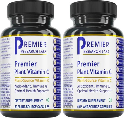Miniatura 7 de Premier Research Labs Vitamina C - Vitamina C de nutrientes integrales - Apoya el sistema inmunológico - Suave con el estómago - Actividad