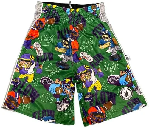 Flow Society Pantalones cortos deportivos para niños Gridiron Greats