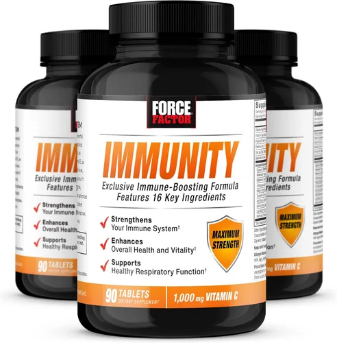 Miniatura 11 de Force Factor Inmunidad, paquete de 2, refuerzo de apoyo inmunológico con saúco y 1000 mg de vitamina C, más vitamina D, zinc, probióticos