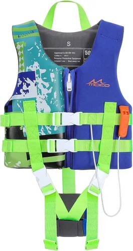 MoKo Swimming Vest for Kids 20-30-50-77 lbs, Children Swim Vests Water Activity Equipment Cute Pattern Watersports Swimming Device for Toddlers Boys