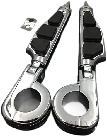 SMT-1 1/2" Highway Stiletto 4475 Pinzas de pie P-Abrazaderas compatibles con H-D Sportster Touring [B00Y43O0CI]