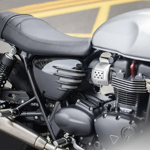 Miniatura 7 de Accesorios de motocicleta izquierda y derecha de la batería de carenado lateral tapa del marco para Triumph Street Cup/Street Twin/Street Scrambler