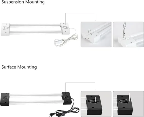 Miniatura 8 de Luces LED de crecimiento de 16 W de espectro completo integrado lámpara de cultivo con alto PPFD para invernadero hidropónico de plantas