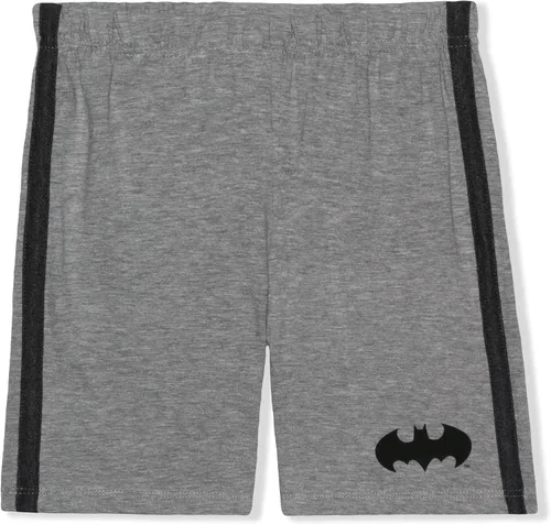 Miniatura 6 de BATMAN DC Comics - Camiseta con capucha para niños, conjunto de camiseta y pantalones cortos para niños pequeños y pequeños, azulnegrogris