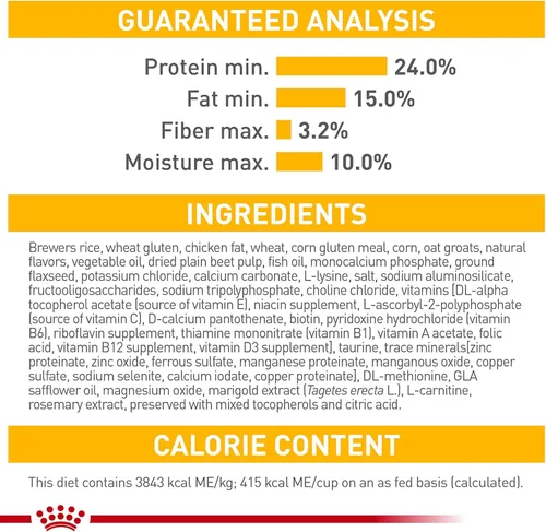 Miniatura 5 de Royal Canin Canine Care Nutrition Small Alimento Seco para Perros Adultos para el Cuidado de la Piel Sensible, Bolsa de 3 libras