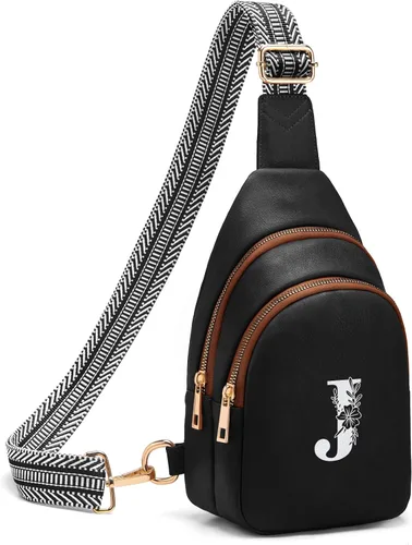 Miniatura 60 de Viverte Bolsas Cruzadas para Mujeres Bolso de Hombro Inicial Riñoneras Personalizadas Regalos para Mamá Mujer Esposa