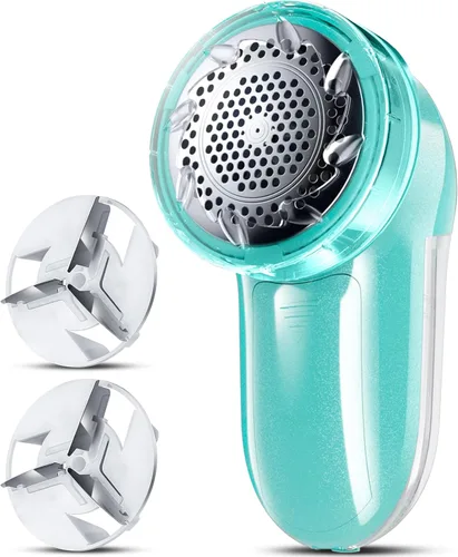 Bymore Removedor de pelusas, herramientas de limpieza para ropa, afeitadora de pelusas de tela, desfuzzador, afeitadora de suéteres para ropa y Azul