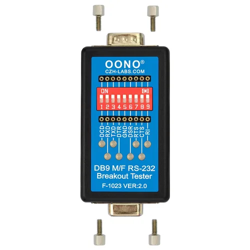 Miniatura 5 de Probador de ruptura RS232 con monitor LED, módulo de ruptura DB9 macho a hembra