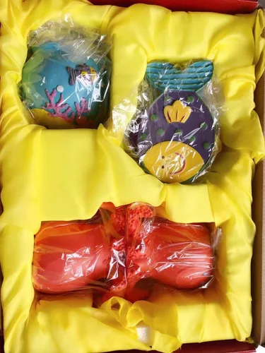 Miniatura 7 de Conjunto de colección de baño con forma de pez lindo 5 unids material de resina niño como juego de accesorios para el hogar