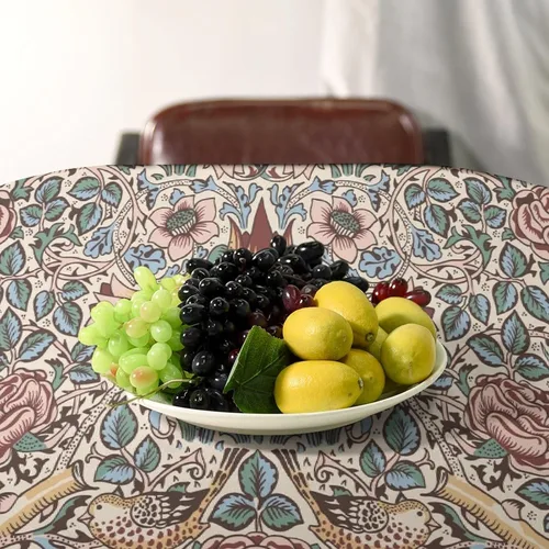 Miniatura 85 de Mantel Floral Retro de Pájaros, Diseño Original Bohemio William Morris Estampado Cubierta de Mesa para Hogar Picnic Fiesta Comedor Cocina William