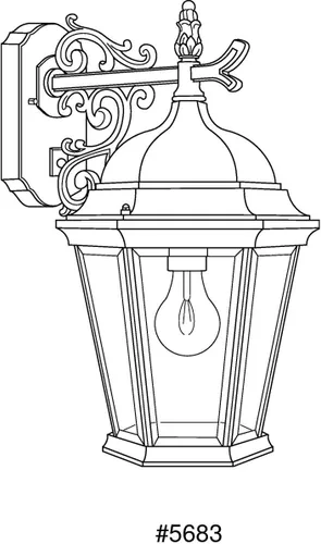 Miniatura 2 de Progress Lighting P5683-31 Welbourne Outdoor, 9-1/2 pulgadas de ancho x 18 pulgadas de alto, negro