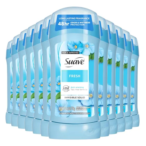 Miniatura 13 de Suave Desodorante antitranspirante para mujeres, desodorante invisible para las axilas, protección contra olores y humedad, aloe y agua de rosas