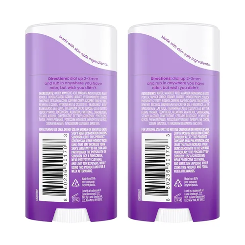 Miniatura 2 de Lume - Desodorante Lume en barra para axilas y partes privadas, 2 unidades de 2.2 oz