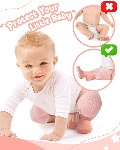 Miniatura 10 de BOSONER Calcetines antideslizantes para bebés, niños y niñas, el mejor regalo para bebés, rodilleras unisex para bebés y niños pequeños