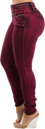 Miniatura 5 de Moda Xpress - Jeans levantadores de glúteos para mujer, ajustados, de cintura alta, elásticos