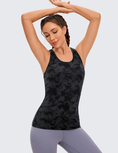 Miniatura 2 de CRZ YOGA - Camisetas sin mangas de entrenamiento para mujer, con espalda cruzada, brasier deportivo, para yoga, gimnasio