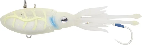 Miniatura 38 de Nomad Design Señuelo de pesca vibratorio patentado original de Squidtrex – Señuelo de plástico suave TPE con aroma añadido para agua salada con Cali