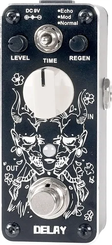 Miniatura 13 de Sondery Pedal de distorsión de metal para guitarras eléctricas, 3 modos de solo turbo y normal, cálida y suave amplia gama de sonido de distorsión