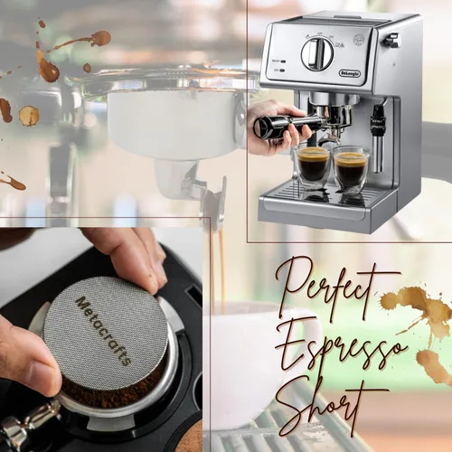 Miniatura 5 de Portafiltro Espresso 51mm con doble salida Compatible con Delonghi Dedica EC680 y EC685 así como modelos de cafetera SMEG y EUPA - Incluye cesta