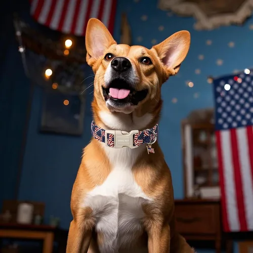 Miniatura 144 de Aring Pet Collar de algodón, lindo, con hebilla de liberación rápida, para bodas, para perros pequeños, medianos y grandes, rosa Terciopelo rosa