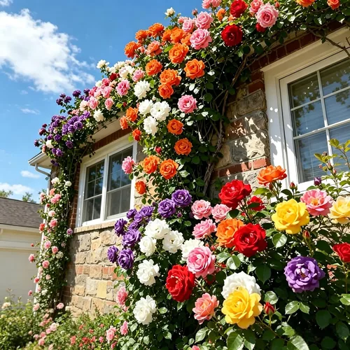 310 semillas de rosas para plantar, flores de vid rosa perennes fragantes para enrejado, valla y cenadores, escalador de jardín de larga floración