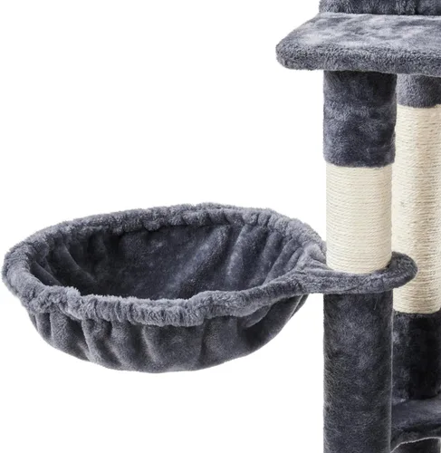 Miniatura 5 de Topeakmart Torre grande para gatos de 71.5 pulgadas para gatos de interior, muebles para gatos de varios niveles con condominios, perchas, canasta