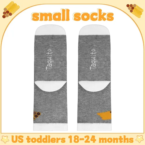 Miniatura 2 de Jiuguva Juego de 4 pares de calcetines a juego para papá y bebé, trajes a juego para papá e hijo, regalos de Navidad, regalos para papá por primera