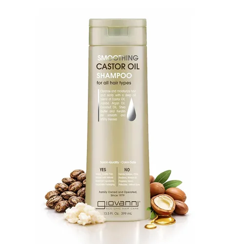 Miniatura 10 de GIOVANNI Eco Chic Smooth as Silk - Champú de humedad profunda - Manzana + extractos de aloe, calma el encrespamiento, desenreda, lava y listo, sin