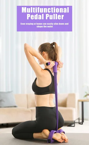 21 bandas de resistencia de fitness, 4 tubos de pedal para tirador de tobillo, banda de resistencia de pedal con asa, bandas de resistencia,
