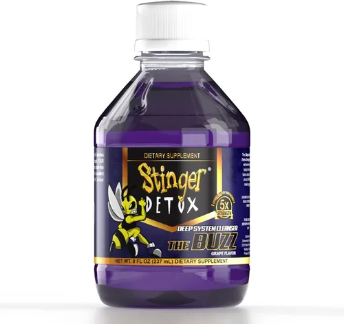 Miniatura 2 de Stinger Detox Buzz - Bebida extra fuerte 5X, sabor a uva, 8 onzas líquidas, paquete de 2