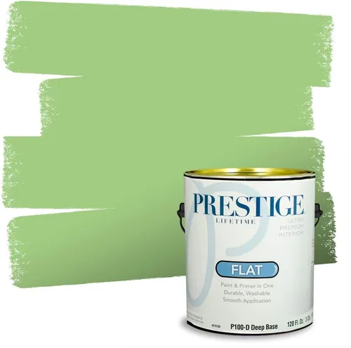Miniatura 14 de PRESTIGE Pintura exterior e imprimación en uno, aloe, plano, 1 galón