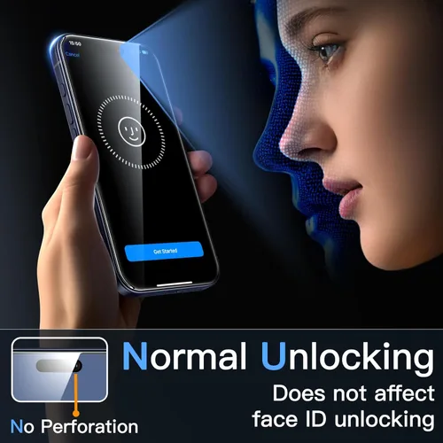 Miniatura 8 de JETech Protector de Pantalla para iPhone 17 Pro de 6.3 Pulgadas, Película de Vidrio Templado con Herramienta de Fácil Instalación, Dureza 9H