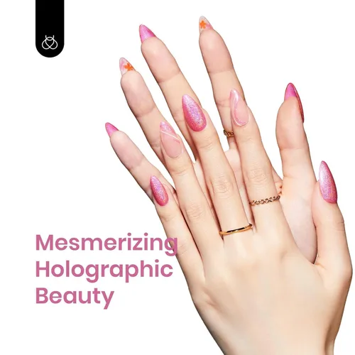 Miniatura 18 de Beetles - Esmalte de uñas de gel rosa claro, 0.5 fl oz, color rosa bebé, esmalte de gel que se absorbe con luz UV LED, arte de uñas de verano, salón