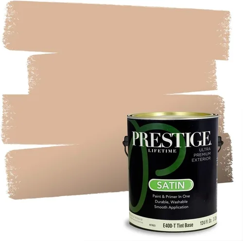 Miniatura 157 de PRESTIGE Pintura exterior e imprimación en uno, bronceado Aberdeen, plano, 1 galón